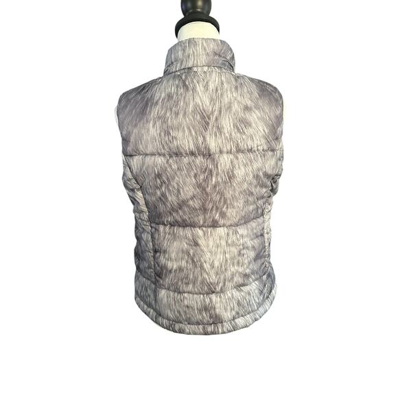 Michael Kors Gray White Puffer Vest M Women's - Picture 5 of 5